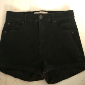 Black Size 5 Garage Jean Shorts